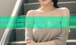 海角社区：您的本地生活服务平台，实时互动、社区活动、线上购物，一站式连接您与社区的生活