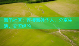 海角社区：连接海外华人，分享生活，交流经验